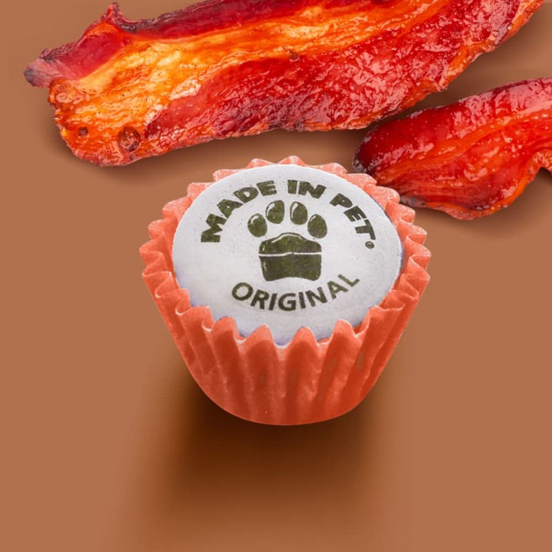 Made in pet cupcake pour chien au bacon