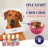 Mini cupcakes avec photo de votre chien - saveurs au choix