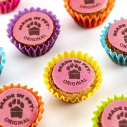 Mini cupcakes pour chiens - Banane/Vanille
