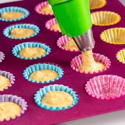 Mini cupcakes pour chiens - Banane/Fraise/Vanille